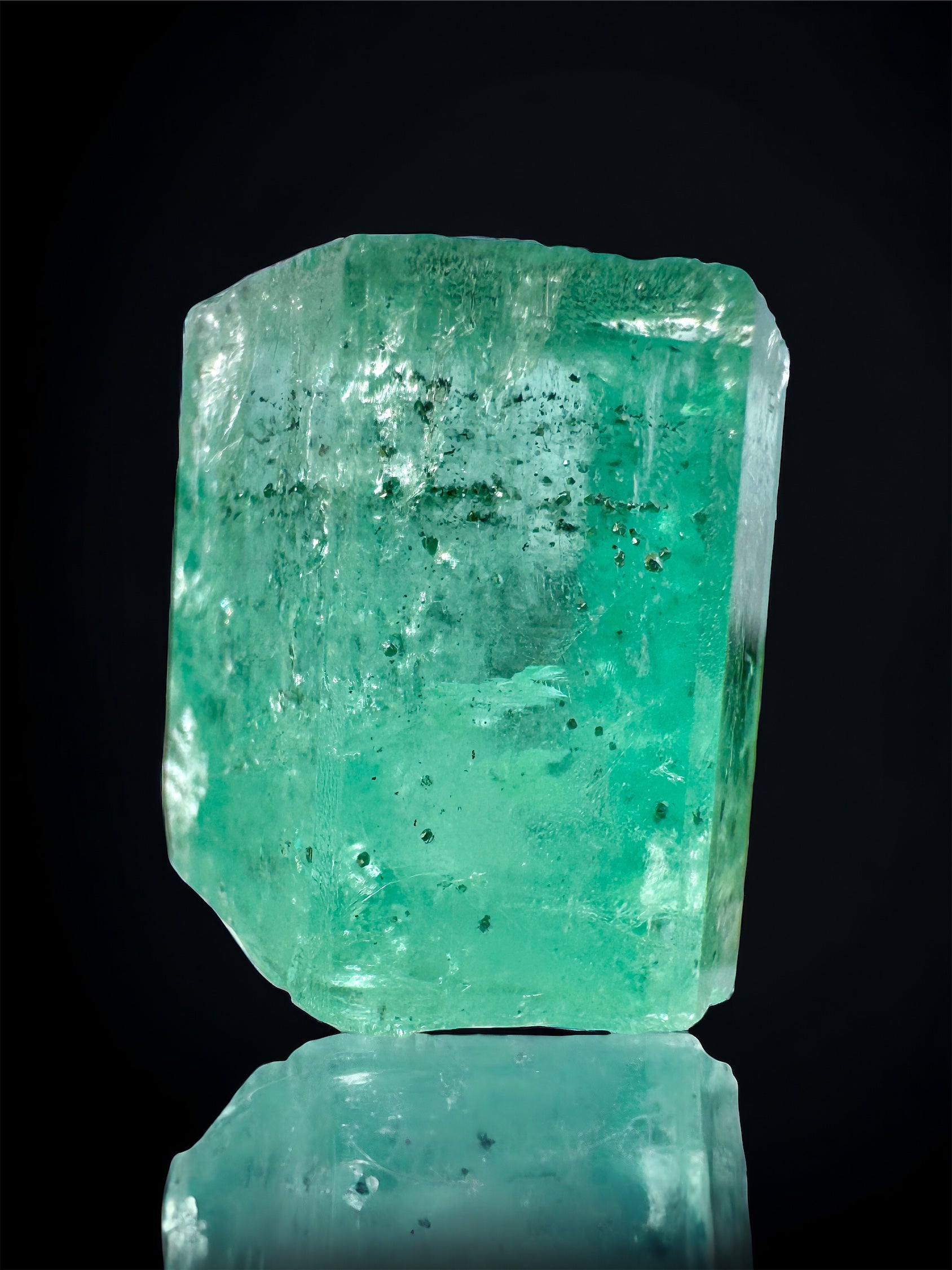 Beryl var. Emerald with Pyrite