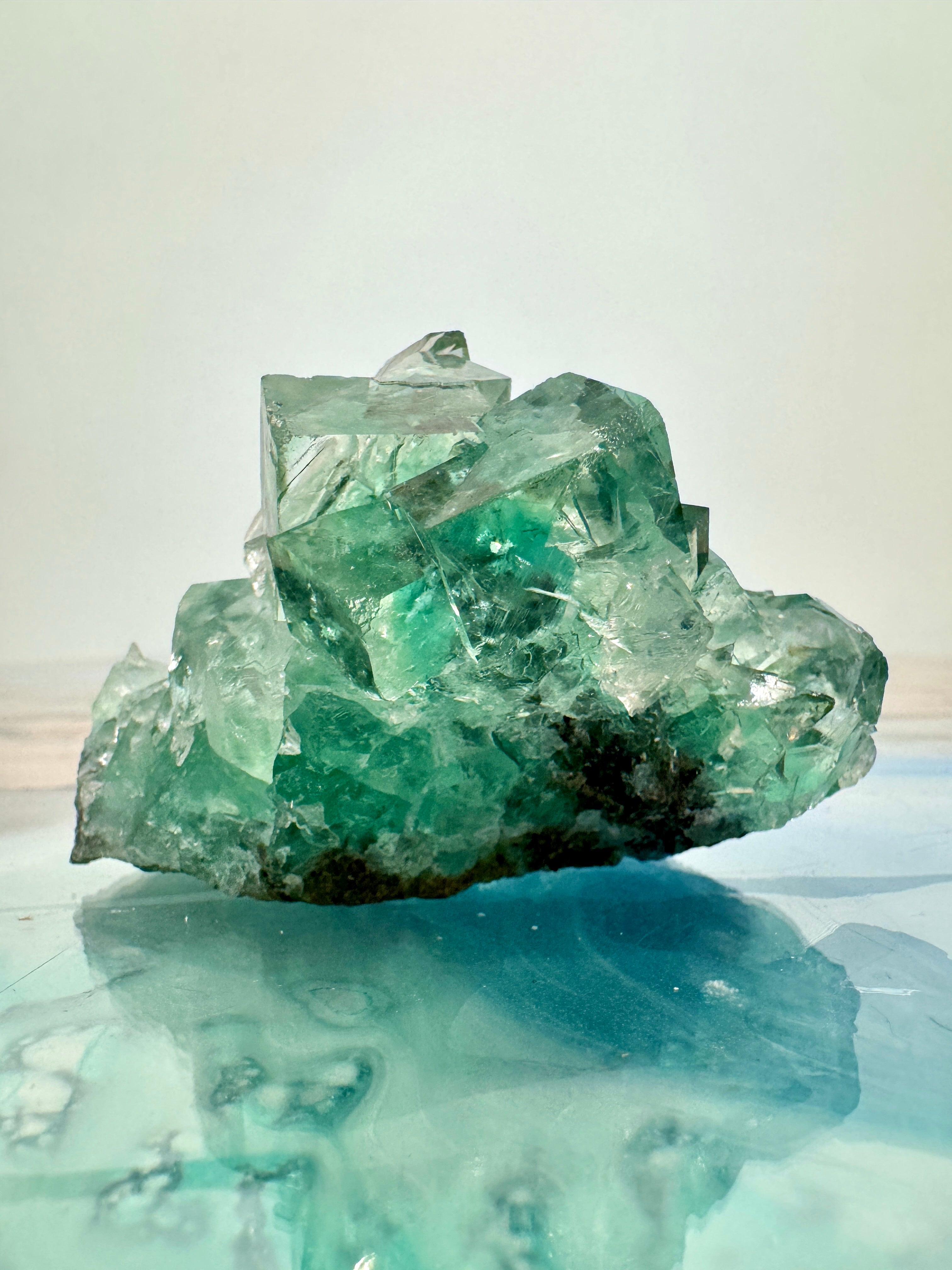 Glassy Green Xianghualing Fluorite