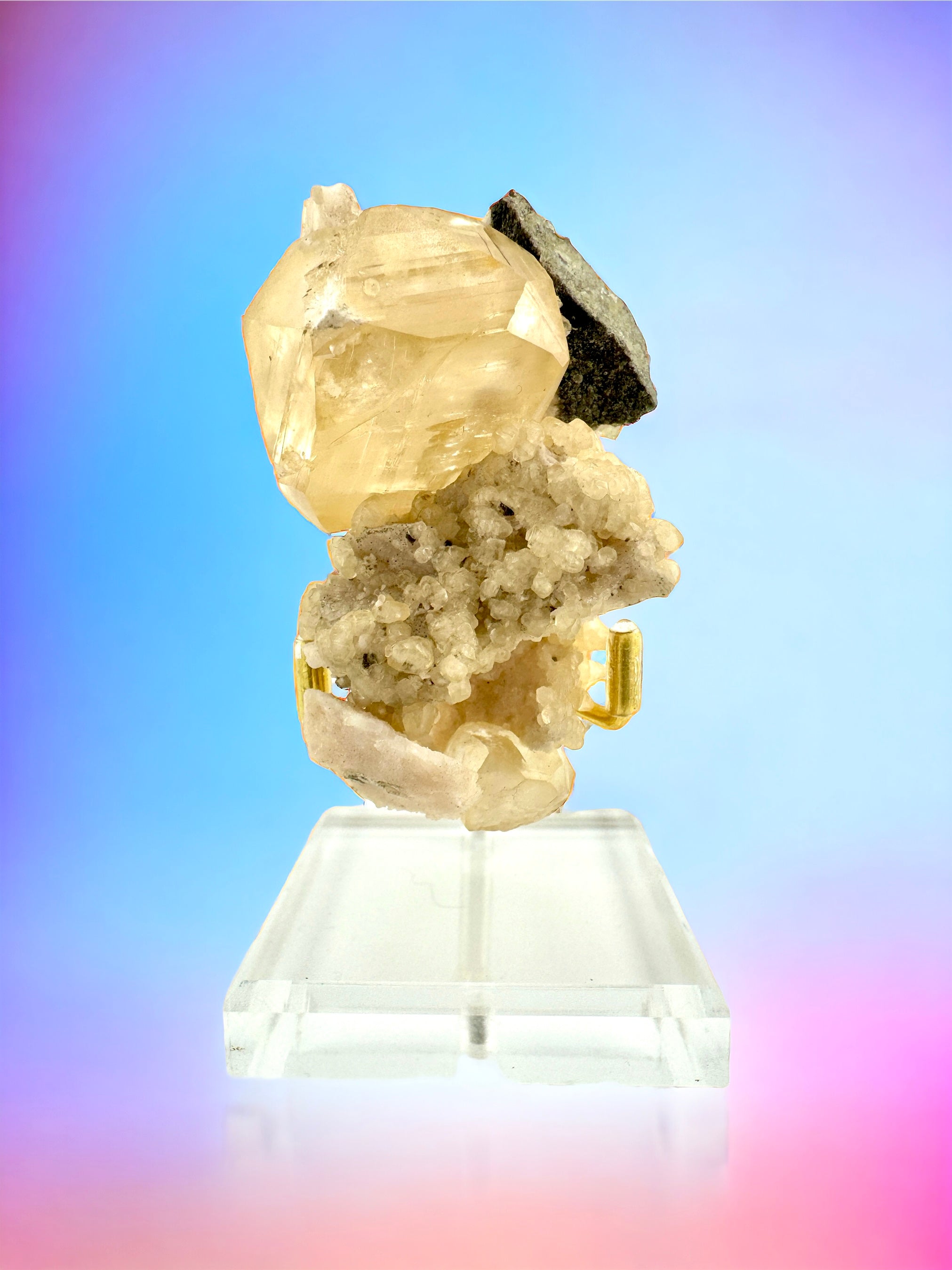 Fine Calcite with Dolomite Crystal Specimen