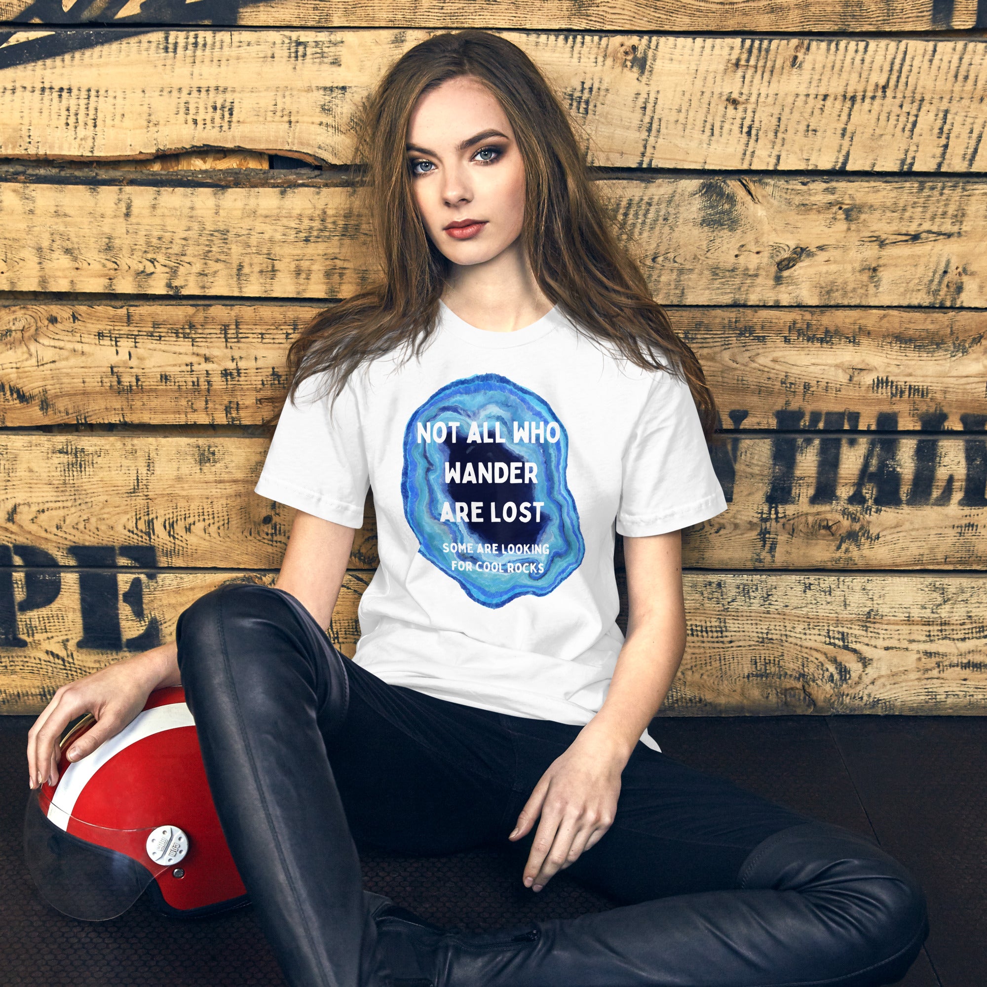 Not All Who Wander Are Lost, Some Are Looking For Cool Rocks T-Shirt